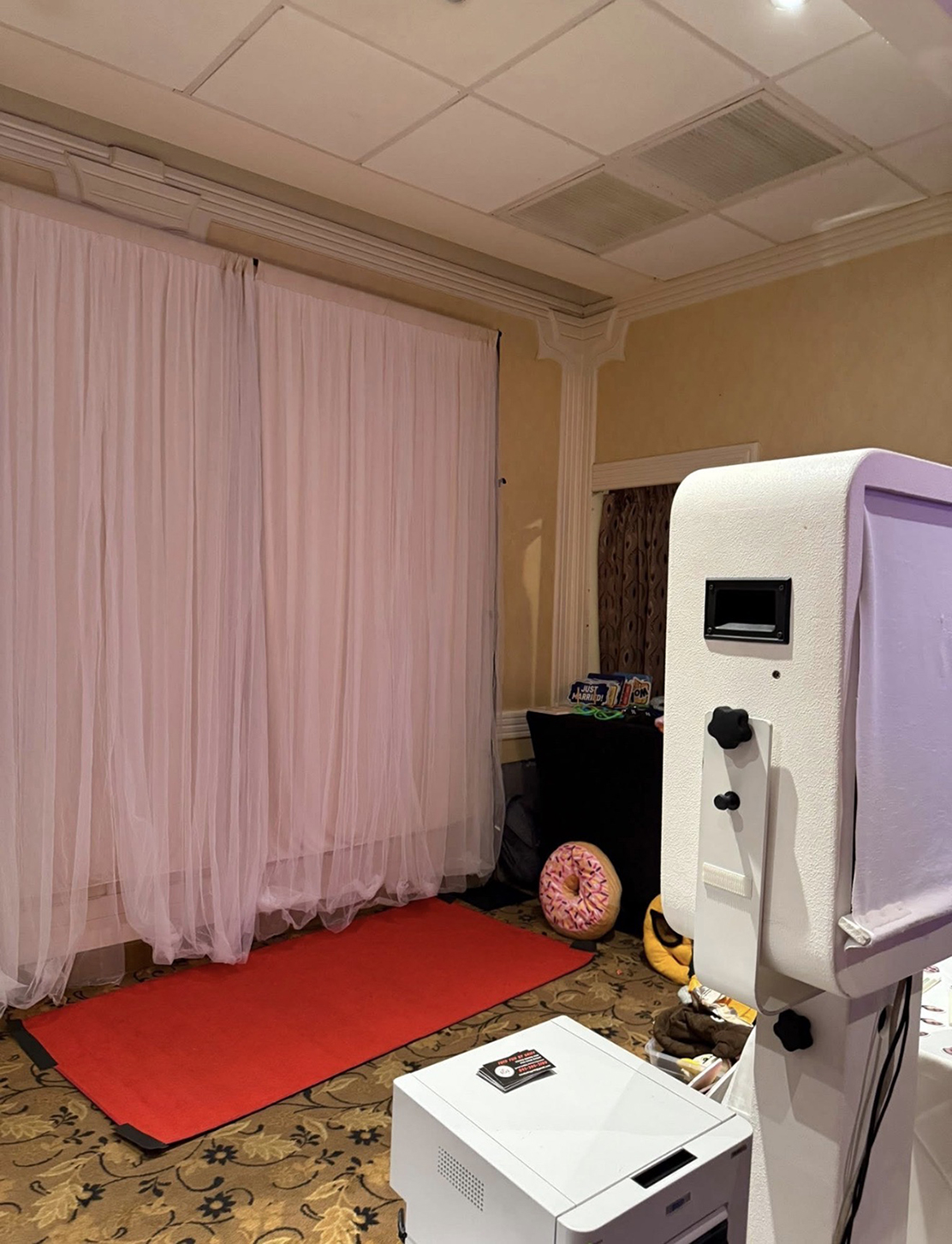 Silver photo booth package