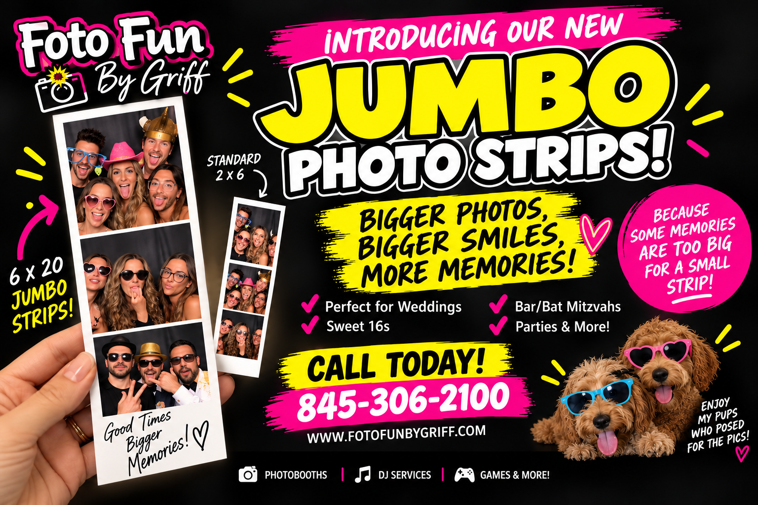 Jumbo 6x20 photo strip